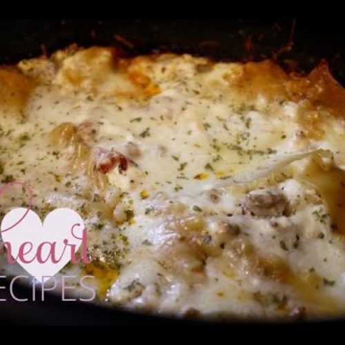 Slow Cooker Lasagna Recipe – Lasagna made EASY – I Heart Recipes