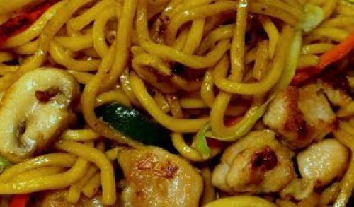 Stir Fry : Chicken Noodle in Oyster Sauce: Authentic Chinese Cooking
