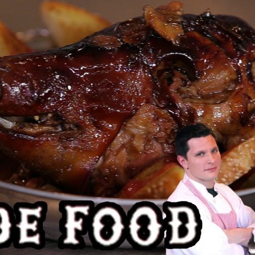 Sweet & Sour Pig’s Head Served Whole