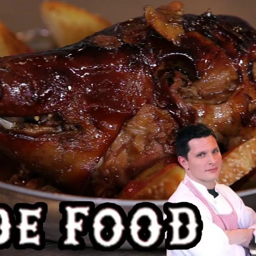 Sweet & Sour Pig’s Head Served Whole