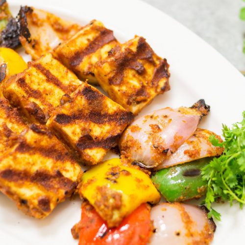 Tandoori Paneer Tikka in Tawa Recipe | Vegetarian Indian Starter Recipe