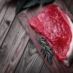 veal meat with spices