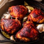 Chicken Adobo Recipe — plated and ready to serve