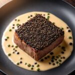 Steak Au Poivre Recipe — plated and ready to serve
