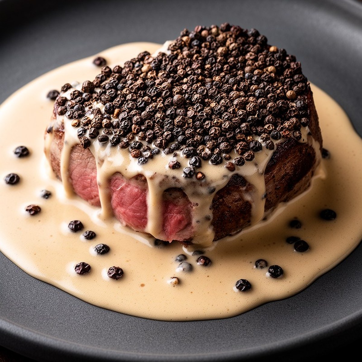 Steak au Poivre (Pepper Steak) – Beef Veal Food Recipes