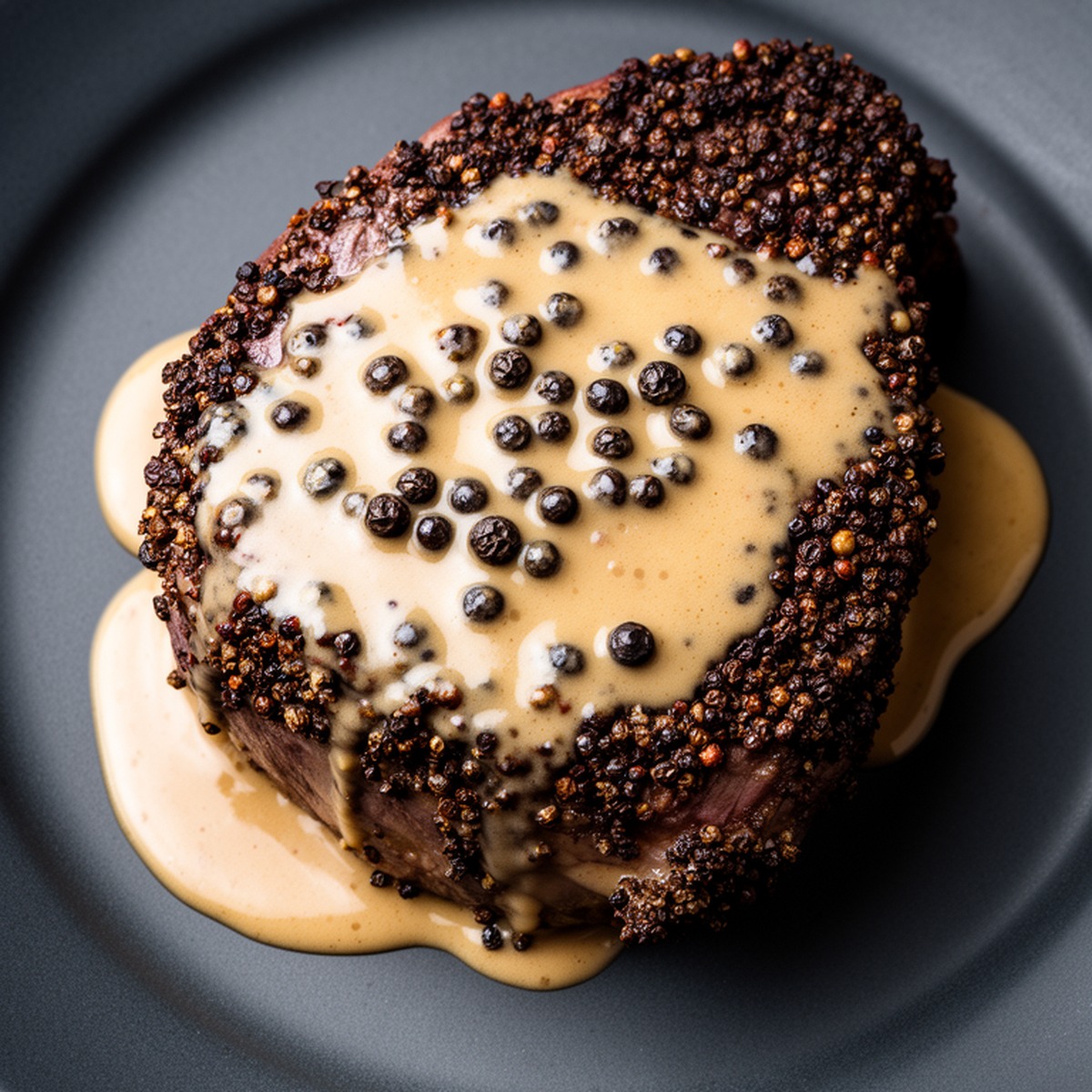 Steak au Poivre (Pepper Steak) – Beef Veal Food Recipes